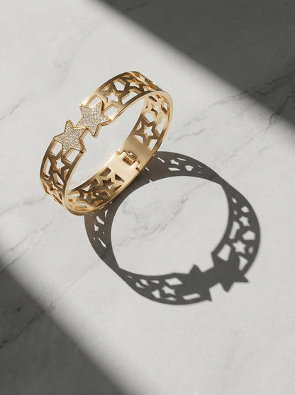 SUPÊR VÃLUE CHOICE HCSEX00017 Diamond-studded Star Bracelet