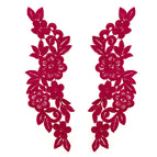 Burgundy / 1 pair (2-piece set)