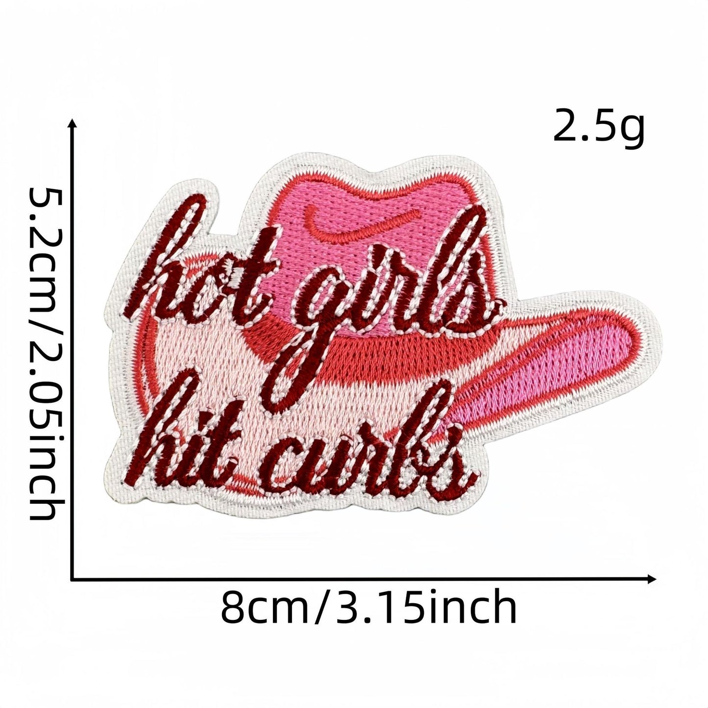 SUPERVALUECHOICE HCSEYB00030 Vintage English Graffiti Embroidered Fabric Patches