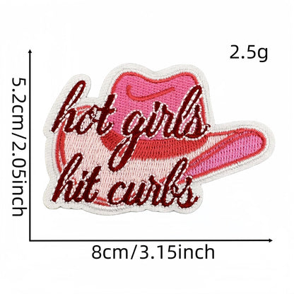 SUPERVALUECHOICE HCSEYB00030 Vintage English Graffiti Embroidered Fabric Patches