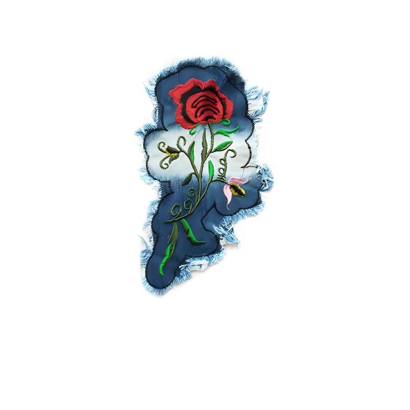 SUPERVALUECHOICE HCSEYE00010 Denim  embroidery clothing fabric patches