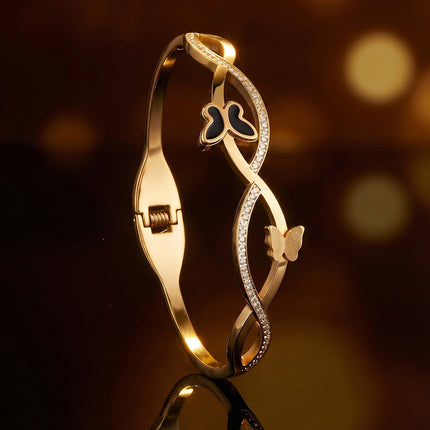 SUPÊR VÃLUE CHOICE HCSEX00034 Butterfly Bracelet with Diamonds