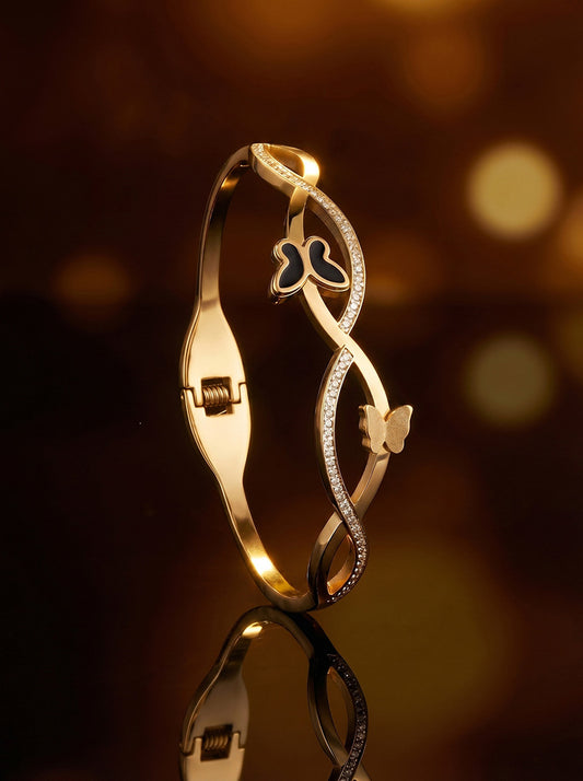 SUPÊR VÃLUE CHOICE HCSEX00034 Butterfly Bracelet with Diamonds