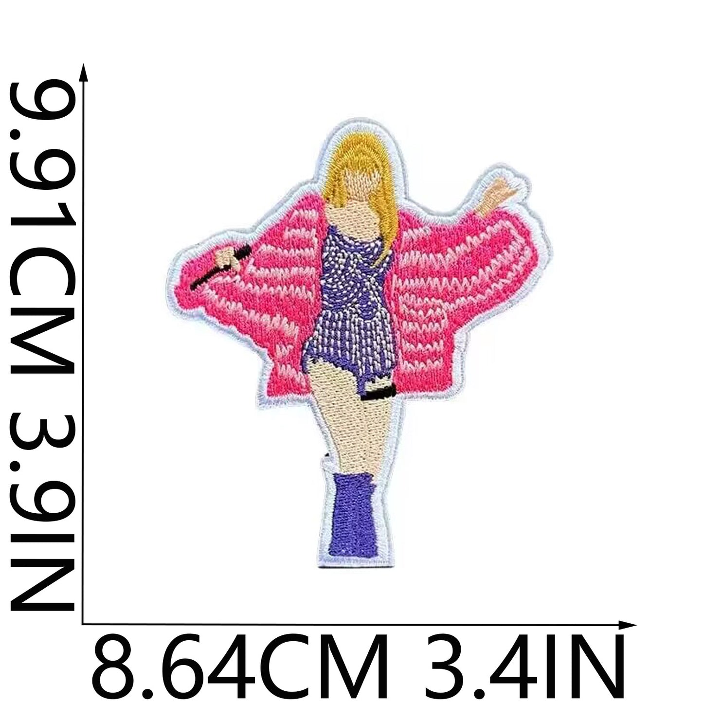 SUPERVALUECHOICE  HCSEYB00007 Taylor Swift Embroidered Fabric Patch