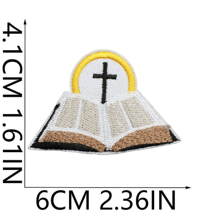 SUPERVALUECHOICE HCSEYB000010 Jesus Embroidered Fabric Patch