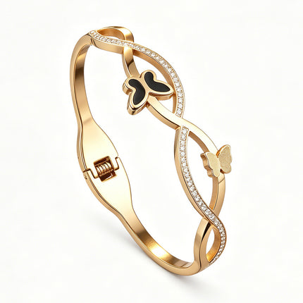 SUPÊR VÃLUE CHOICE HCSEX00034 Butterfly Bracelet with Diamonds