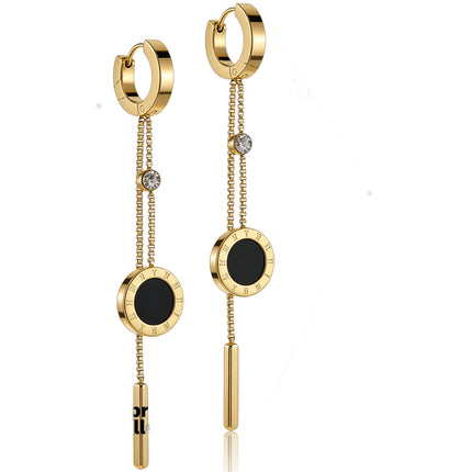 SUPERVALUECHOICE HCSETA00018 Diamond-studded shell earrings