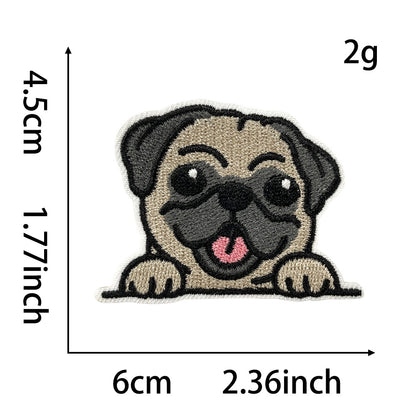 SUPER VALUE CHOICE  HCSEYB00001 Dog-themed embroidered fabric patches