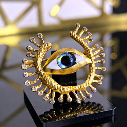 SUPERVALUECHOICE HCSESA00020 Evil Eye Brooch