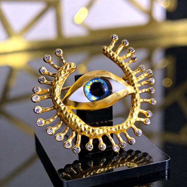 SUPERVALUECHOICE HCSESA00020 Evil Eye Brooch