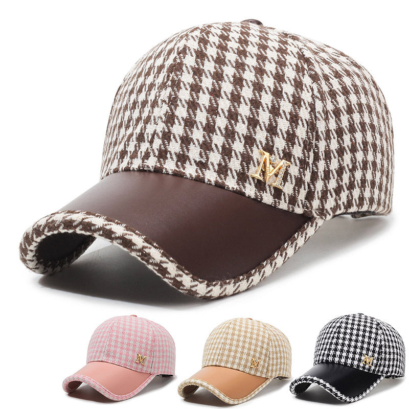 SUPERVALUECHOICE HCSEK00008 Vintage Houndstooth Baseball Cap