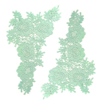 SUPERVALUECHOICE HCSEYB00133 Pair of Floral Embroidery Patches Matching Set