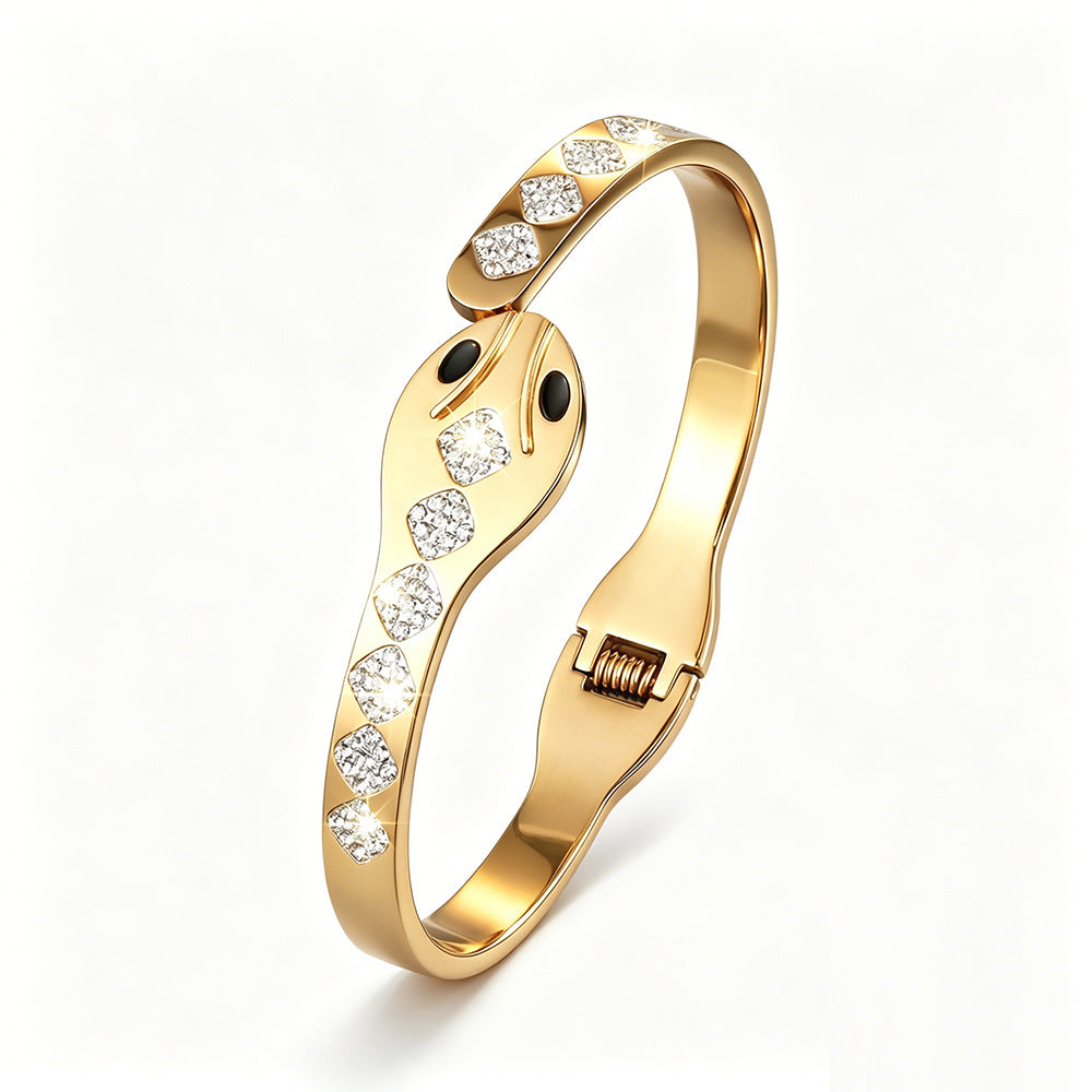 SUPÊR VÃLUE CHOICE HCSEX00027 Square-scale Snake Bracelet