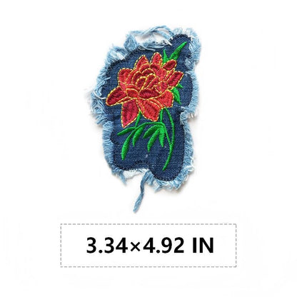 SUPERVALUECHOICE HCSEYE00010 Denim  embroidery clothing fabric patches