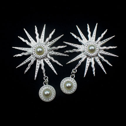 SUPERVALUECHOICE HCSESC00005 DIY Baroque style pearl sun god Brooch Accessories  2.28*3.22inch