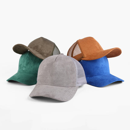SUPERVALUECHOICE HCSEK00039 Suede Mesh Sport Cap Lightweight Breathable Outdoor Hat