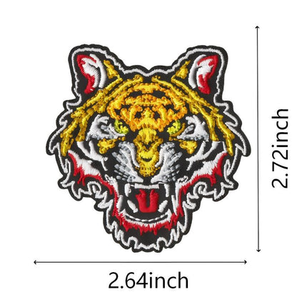 SUPERVALUECHOICE HCSEYSB000025 50Pcs Western Cowboy Themed Embroidered Iron On Patches Garment DIY Decor Appliques
