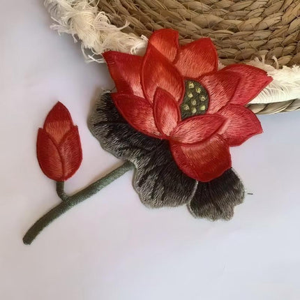 SUPERVALUECHOICE HCSEYB00055 Floral Embroidered Fabric Patches 5.51'' X 7.48''