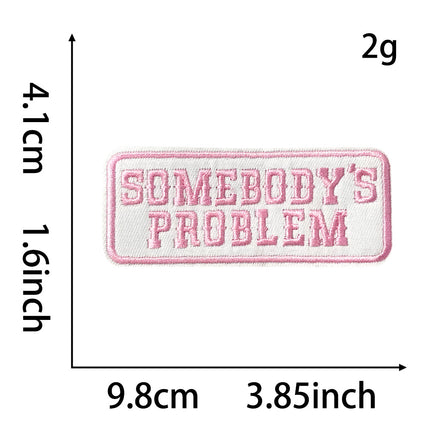 SUPERVALUECHOICE HCSEYB00021 Letter Embroidered Fabric Patch
