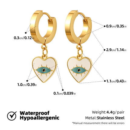 SUPERVALUECHOICE HCSETA00009 Earrings with the Eye of the Demon