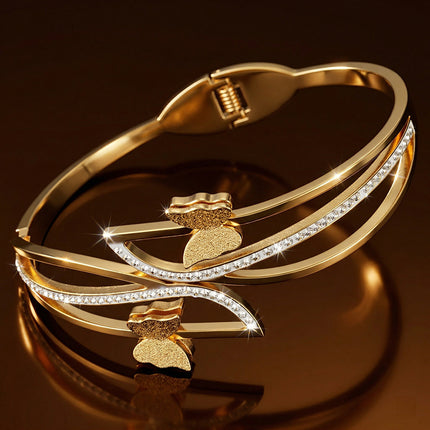 SUPÊR VÃLUE CHOICE HCSEX00036 Openwork Butterfly Bracelet
