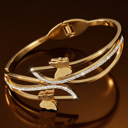 SUPÊR VÃLUE CHOICE HCSEX00036 Openwork Butterfly Bracelet