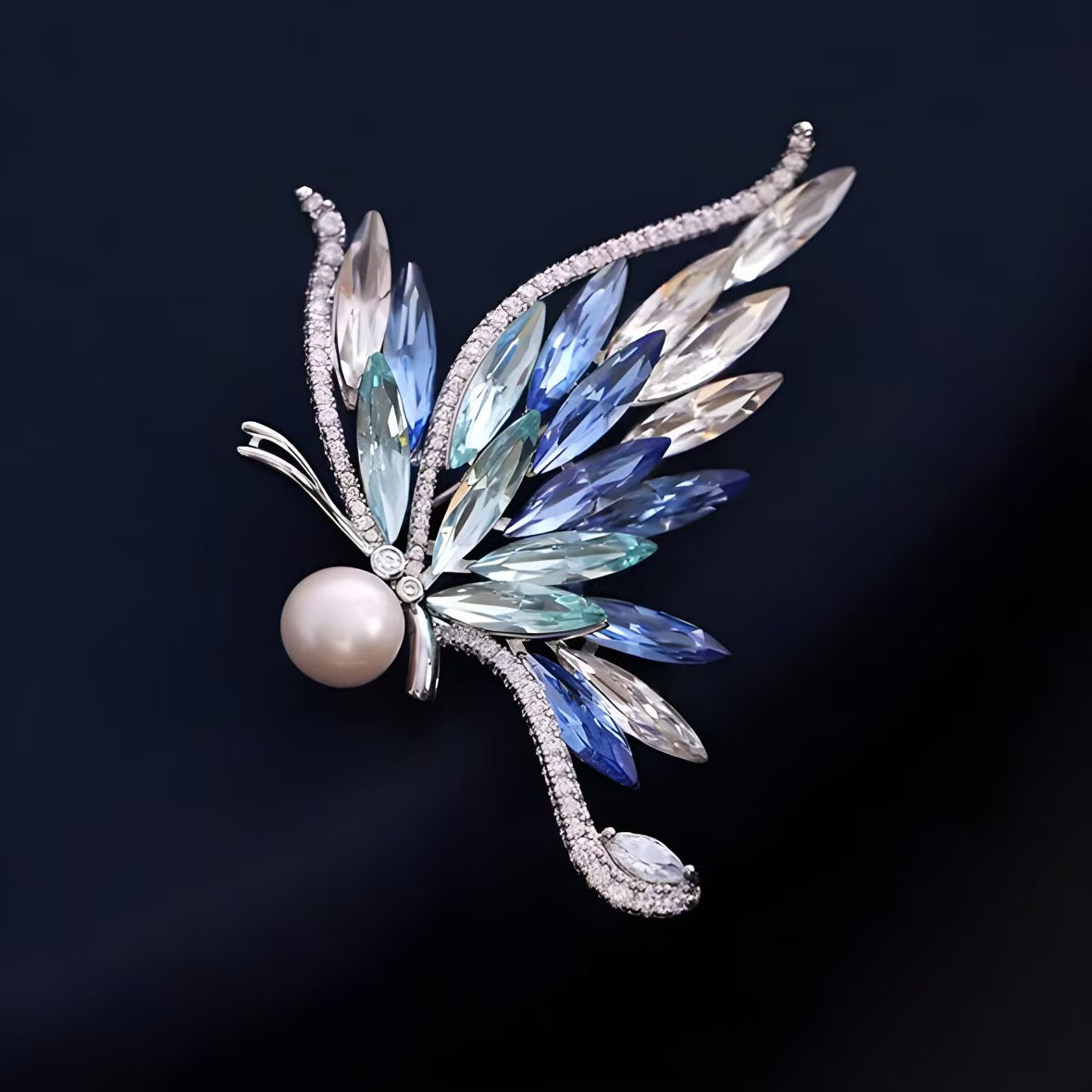 SUPERVALUECHOICE HCSESA00007 Crystal Butterfly Brooch