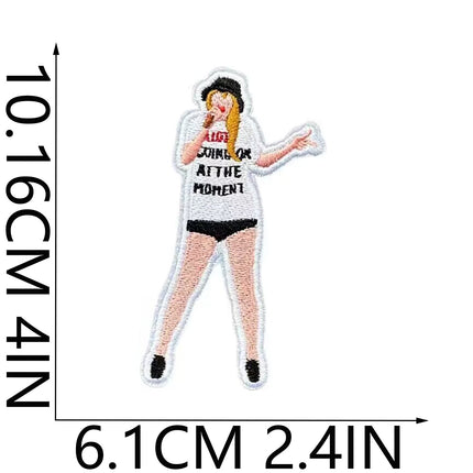 SUPERVALUECHOICE  HCSEYB00007 Taylor Swift Embroidered Fabric Patch