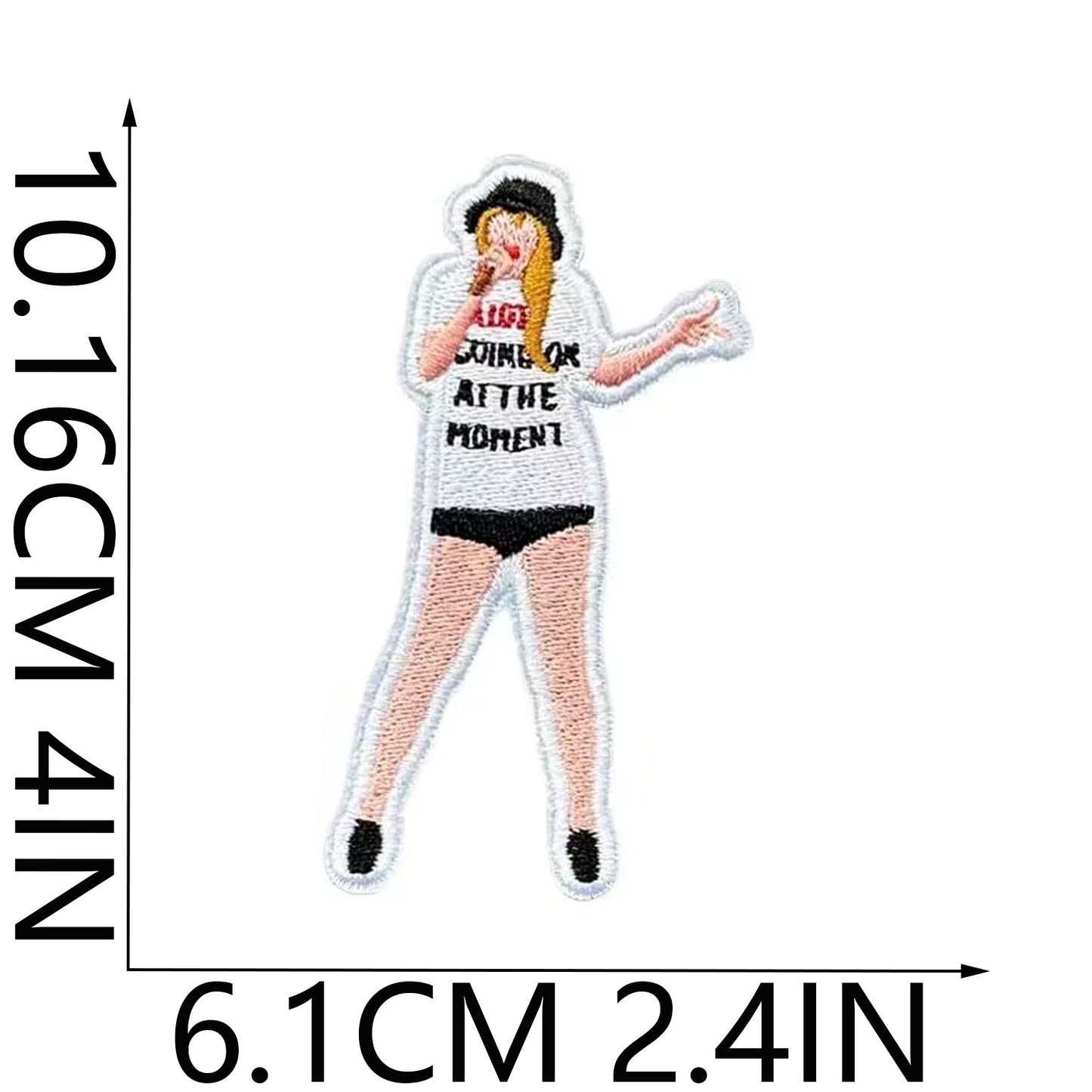 SUPERVALUECHOICE  HCSEYB00007 Taylor Swift Embroidered Fabric Patch