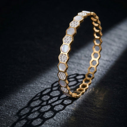 SUPÊR VÃLUE CHOICE HCSEX00029 Shell and Honeycomb Bracelet