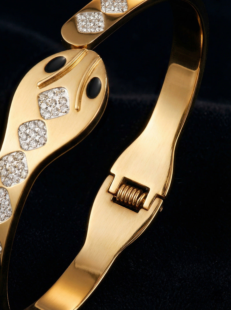 SUPÊR VÃLUE CHOICE HCSEX00027 Square-scale Snake Bracelet