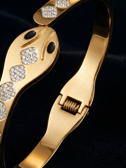 SUPÊR VÃLUE CHOICE HCSEX00027 Square-scale Snake Bracelet