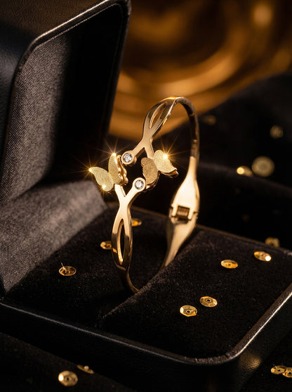 SUPÊR VÃLUE CHOICE HCSEX00022 Two butterfly bracelets