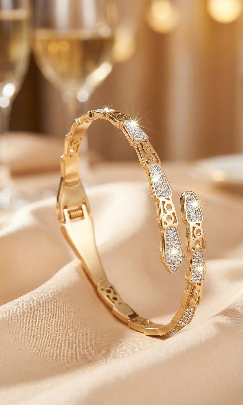 SUPÊR VÃLUE CHOICE HCSEX00012 Snake Bone Bracelet