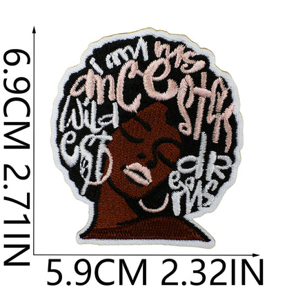 SUPERVALUECHOICE HCSEYB00012 Black Girl Magic Embroidered Fabric Patch