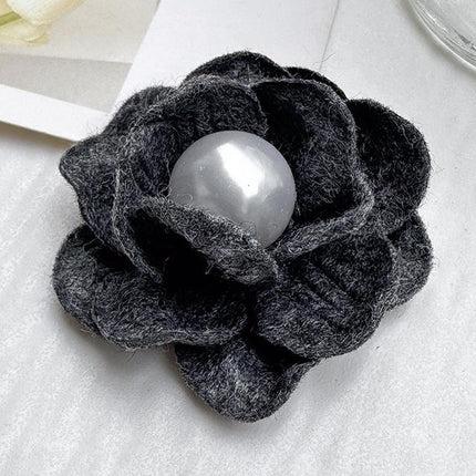 SUPERVALUECHOICE HCSEYD00029 Vintage 3D Pearl Flower Fabric Applique DIY Craft Accessory