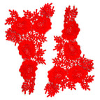 Red / 1 pair (2-piece set)