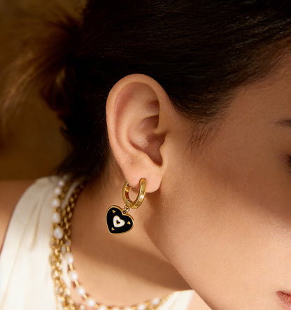 SUPERVALUECHOICE HCSETA00028 Heart-Shaped Earrings