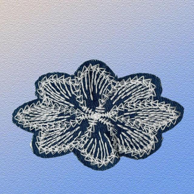 SUPERVALUECHOICE HCSEYE00001 Denim Stars clothing fabric patches