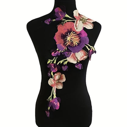 SUPERVALUECHOICE HCSEYB00037 Embroidered Water-Soluble Lace Fabric Patch