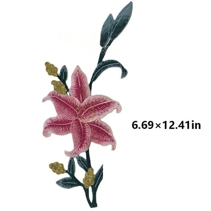 SUPERVALUECHOICE HCSEYB00057 Floral Embroidered Fabric Patches