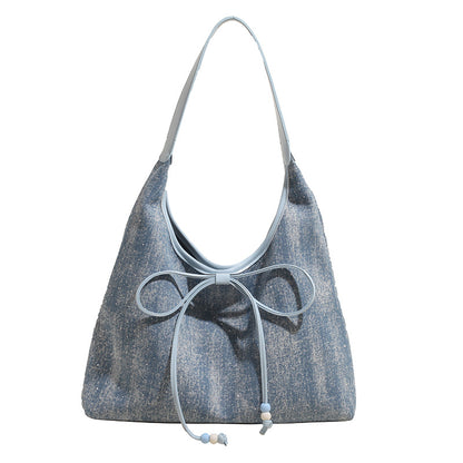 SuperValueChoice HCSEFA00007 DIY Denim single purse 14.17''×15.35''×4.33''
