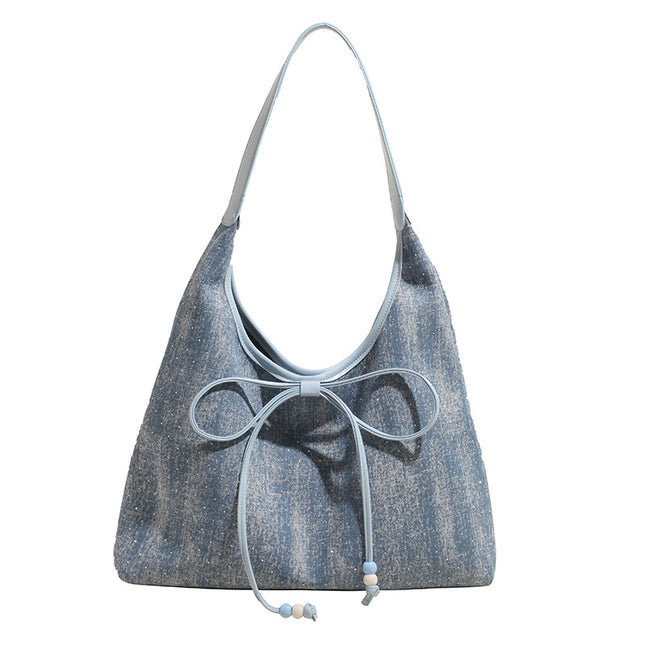 SuperValueChoice HCSEFA00007 DIY Denim single purse 14.17''×15.35''×4.33''