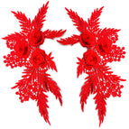 Red / 1 pair (2-piece set)