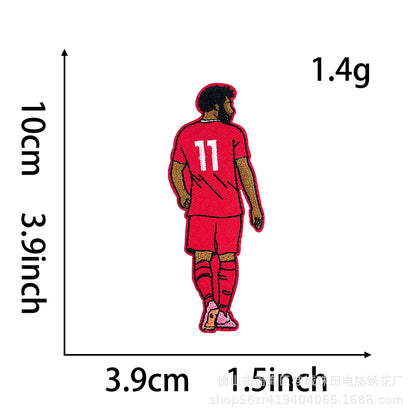 SUPERVALUECHOICE HCSEYB00024 World Cup Soccer Star Series Embroidered Fabric Patches