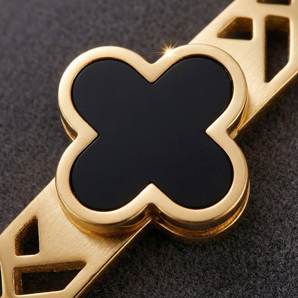 SUPERVALUECHOICE HCSEX00052 Four-Leaf Clover Openwork Bracelet