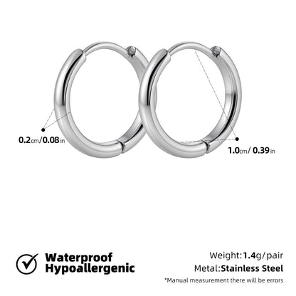 SUPERVALUECHOICE HCSETA00015 Elegant Hoop Earrings