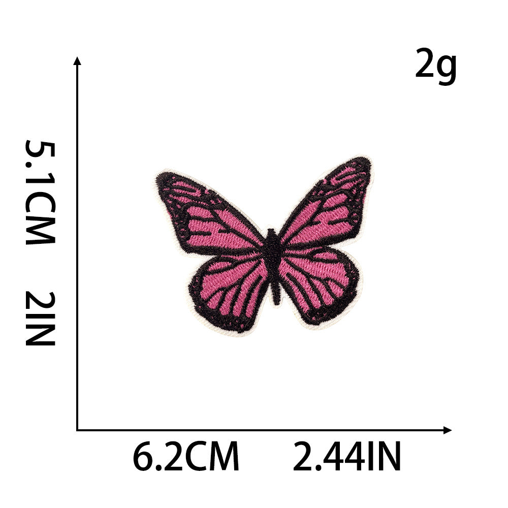 SUPERVALUECHOICE HCSEYB00015 Sweet and Edgy Pink Embroidered Fabric Patch