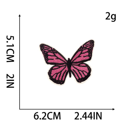 SUPERVALUECHOICE HCSEYB00015 Sweet and Edgy Pink Embroidered Fabric Patch