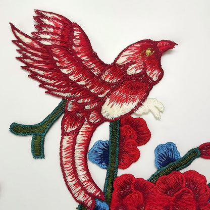 SUPERVALUECHOICE HCSEYB00056 Floral Embroidered Fabric Patches 12.59'' X 16.92''
